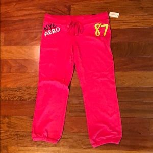 NWT Aeropostale Slim Cinch Capri, size M